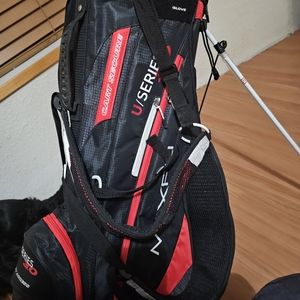 Maxfli U/Series 3.0 Golf Cart Bag 6 Way Divider VERY GOOD No Rain Hood